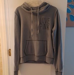 VS Pink Gray Hoodie